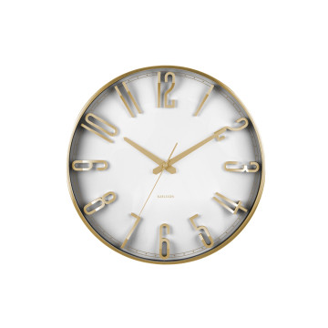 Nástenné hodiny Karlsson KA6016WH, 36cm